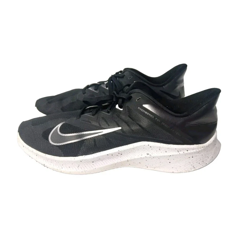 Nike Quest 3 Premium Shoes Men's Size 12  Black Grey CV0150-001